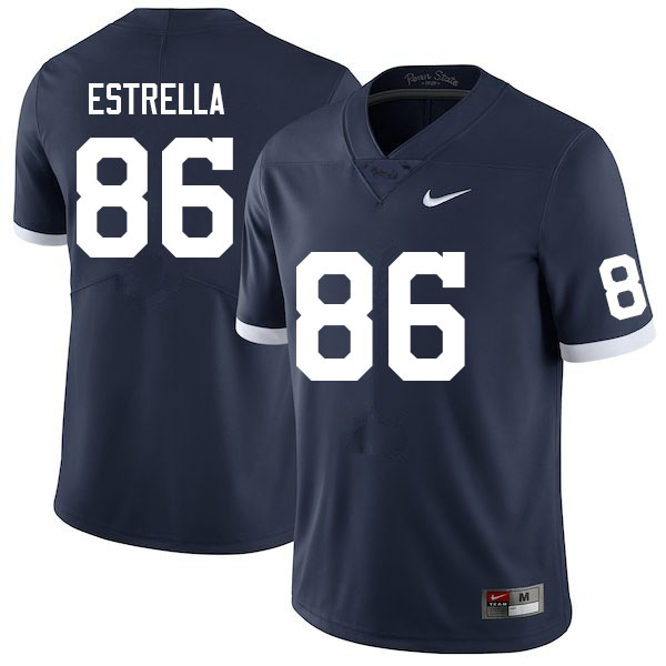 Men #86 Jason Estrella Penn State Nittany Lions College Football Jerseys Sale-Retro